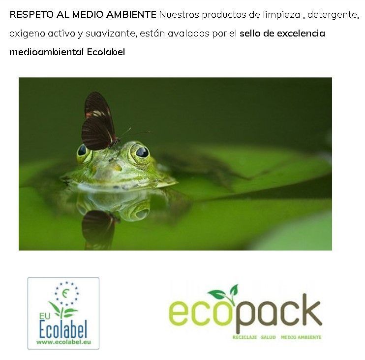 lavaneta lavanderia alcoy sello de excelencia medioambiental Ecolabel
